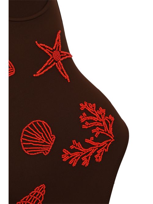 Costume intero Medea con ricamo perline Mc2 Saint Barth | MEDE00208586L